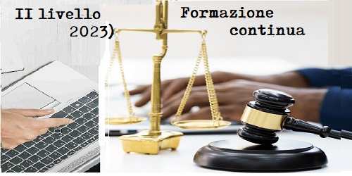 Corso di Formazione continua (II livello) Ed. 2023